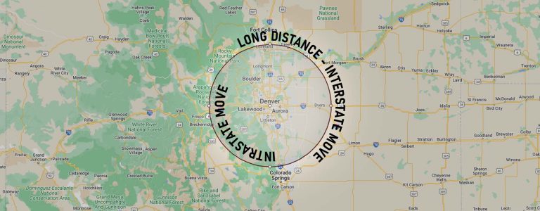 long distance moving map